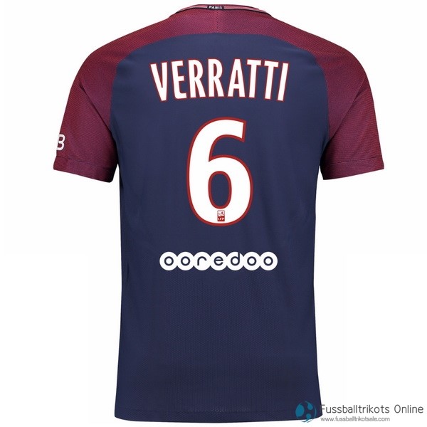 Paris Saint Germain Trikot Heim Verratti 2017-18 Fussballtrikots Günstig